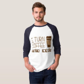 Ik maak van koffie een programmeercode t-shirt (Voorkant volledig)