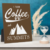 Ik maak van koffie topontmoetingen fotoplaat (Zijkant)