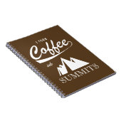 Ik maak van koffie topontmoetingen notitieboek (Rechterzijde)