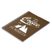 Ik maak van koffie topontmoetingen notitieboek (Linkerzijde)