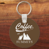 Ik maak van koffie topontmoetingen sleutelhanger (Voorkant)