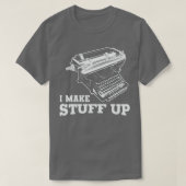Ik maak Vintage schrijfmachine T-shirt (Design voorkant)