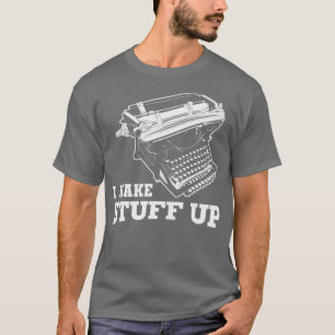 Ik maak Vintage schrijfmachine T-shirt