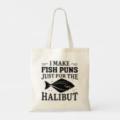 Ik maak vispuns alleen voor de heilbot tote bag (Achterkant)