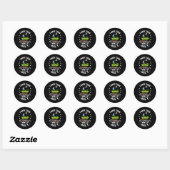 Ik maak ze planten nat Gardener Gift Ronde Sticker (Vel)