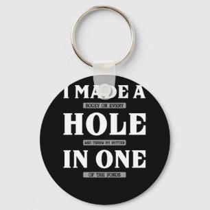 Ik maakte een bogey op elk gat en trok Golfing Sleutelhanger