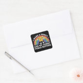 Ik maakte een grappige, ongepaste vakantieruil met vierkante sticker (Envelop)