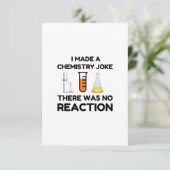 Ik maakte een scheikunde Joke Bedankkaart (Staand voorkant)