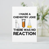 Ik maakte een scheikunde Joke Bedankkaart (Staand voorkant)