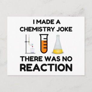 Ik maakte een scheikunde Joke Briefkaart