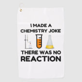 Ik maakte een scheikunde Joke Golfhanddoek (Voorkant)