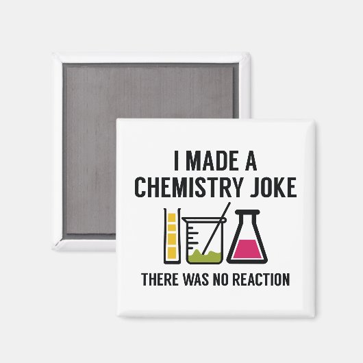 Ik maakte een scheikunde Joke Magneet (Voorkant / Achterkant)