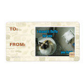 Ik maakte het donzig voor je etiket (Voorkant)