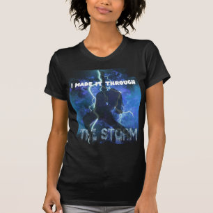 Ik maakte het door het Storm - Christelijk geloof T-shirt