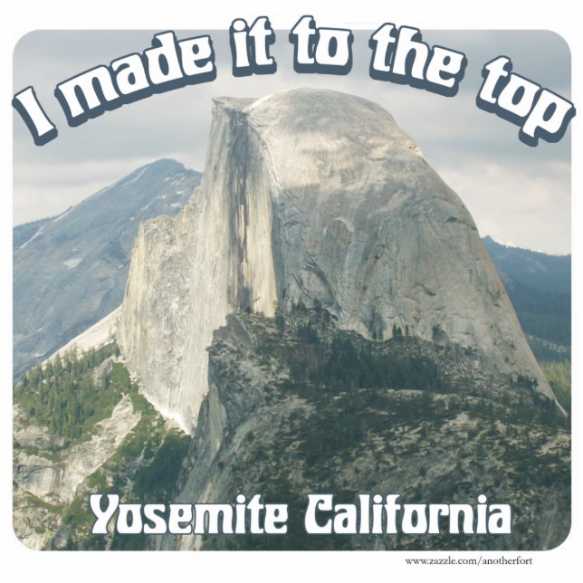 Ik maakte het tot de top-sculptuur staand fotobeeldje  (Voorkant)