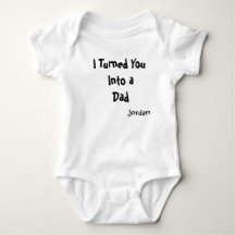 Ik maakte van jou een papa Baby Body | Grappige ee