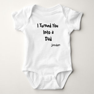 Ik maakte van jou een papa Baby Body   Grappige ee Romper