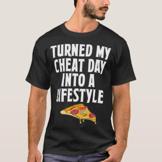 Ik maakte van mijn Cheat Day een levende grappige  T-shirt
