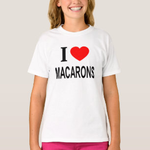 Ik ❤️ MACARONS Ik HOU VAN MACARONS Ik HEB MACARONS T-shirt
