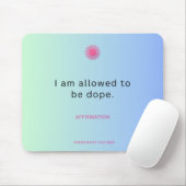 Ik mag een dope muis pad zijn muismat (Met muis)