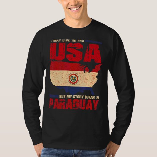 Ik mag in de Verenigde Staten wonen, maar mijn ver T-shirt (Voorkant)