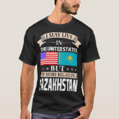 Ik mag in Kazachstan in het Amerikaanse verhaal wo T-shirt (Voorkant)