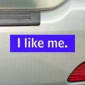 Ik mag me wel. bumpersticker (Op auto)