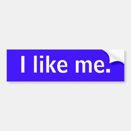 Ik mag me wel. bumpersticker (Voorkant)