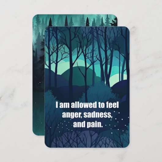 Ik mag voelen bedankkaart (Voorkant / Achterkant)