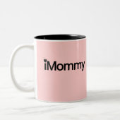 Ik mama, Cute Moederdag Gifts Tweekleurige Koffiemok (Links)