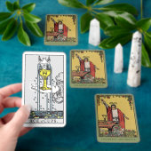 Ik manifesteer overvloed | De magiër Tarot Kaart (Insitu)