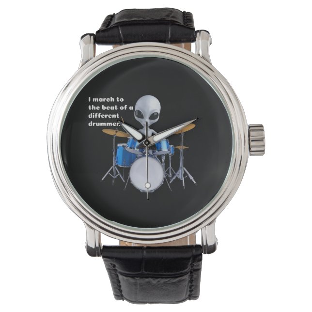 Ik marcheer op de maat van een andere drummer horloge (Voorkant)