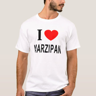 Ik ❤️ MARSEPANE IK HOU VAN MARSEPANE IK HART MARSE T-shirt