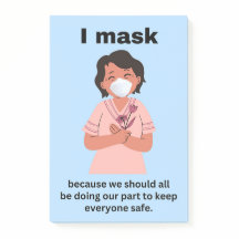 Ik maskeer omdat we allemaal...