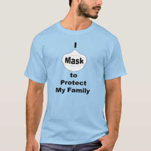 Ik masseer om mijn familie te beschermen t-shirt