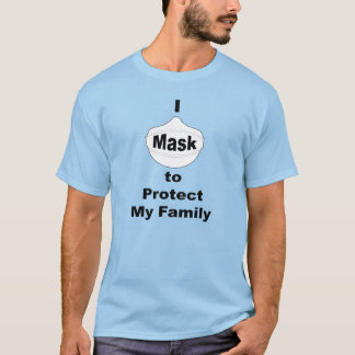 Ik masseer om mijn familie te beschermen t-shirt