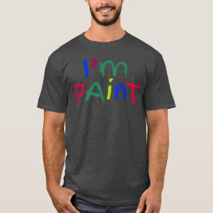 Ik Match Verf, ik hou van Vinger Schilderen Koppel T-shirt