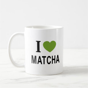 Ik ❤️ MATCHA Ik hou van MATCHA Ik hart MATCHA COFF Koffiemok