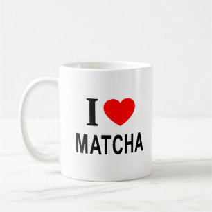 Ik ❤️ MATCHA Ik HOU VAN MATCHA Ik HART MATCHA Koffiemok