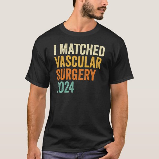 Ik matchte vasculaire chirurgie 2024 Medische resi T-shirt (Voorkant)