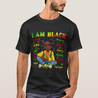 Ik Meisjes Ben Zwarte Geschiedenis Maand Afrikaans T-shirt