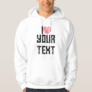 IK MET RODE HARTONTWERP HOODIE