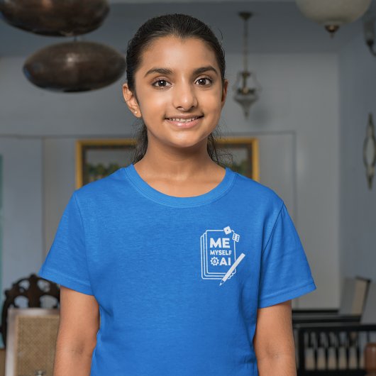 Ik, mezelf en AI, White Art Girls Shirt