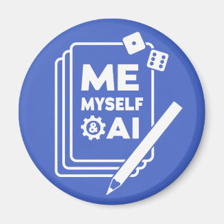 Ik, mezelf en AI, White Art Magnet