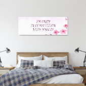 Ik, mezelf en ik Canvas Print (Insitu (Slaapkamer))