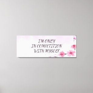 Ik, mezelf en ik Canvas Print