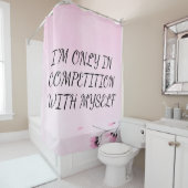 Ik, mezelf en ik douchegordijn (In situ)