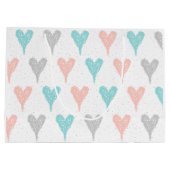 Ik miauw je Schattigee Cat Valentijn Love Design Groot Cadeauzakje (Achterkant)