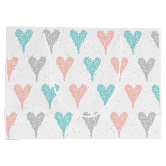 Ik miauw je Schattigee Cat Valentijn Love Design Groot Cadeauzakje (Achterkant)