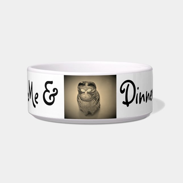 Ik & mijn diner kat kom (Voorkant)